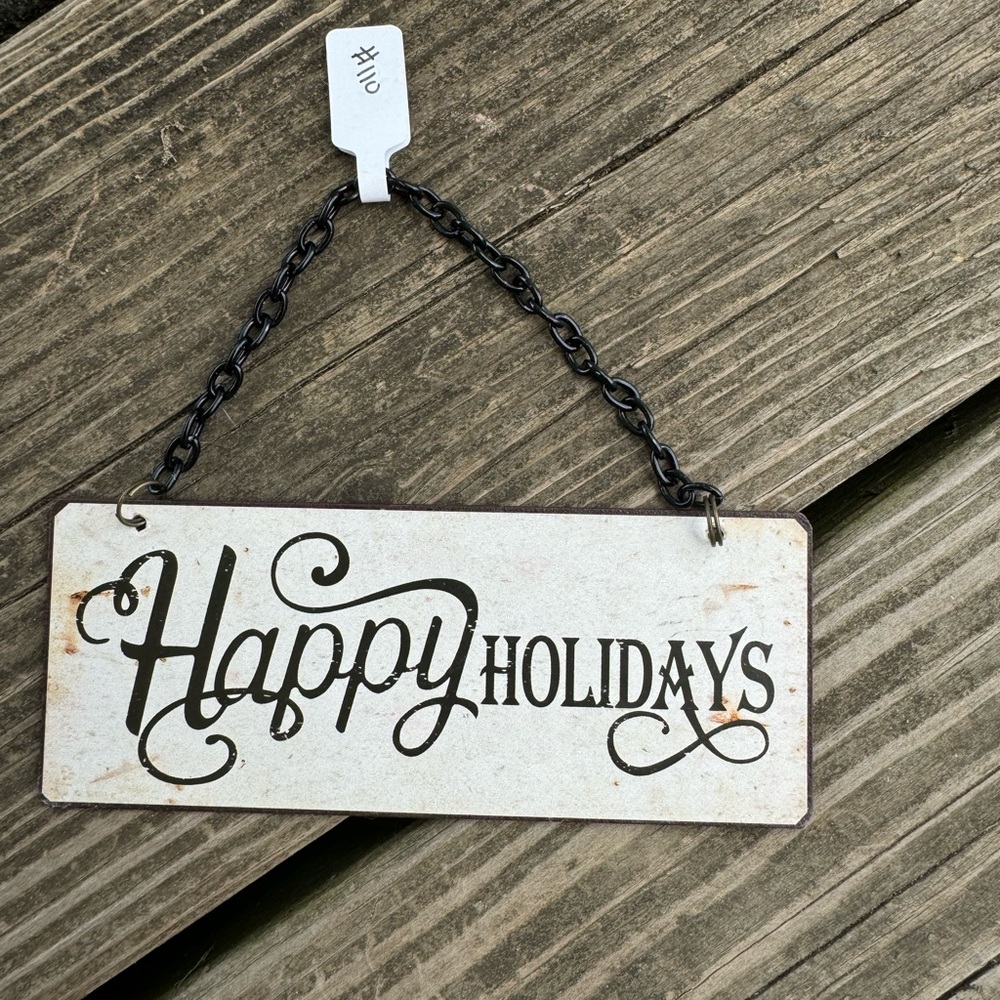 Happy Holidays Christmas Ornament